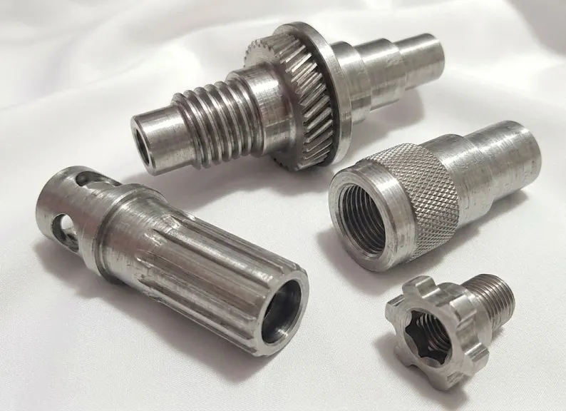 Turned components from the Suguna work portfolio